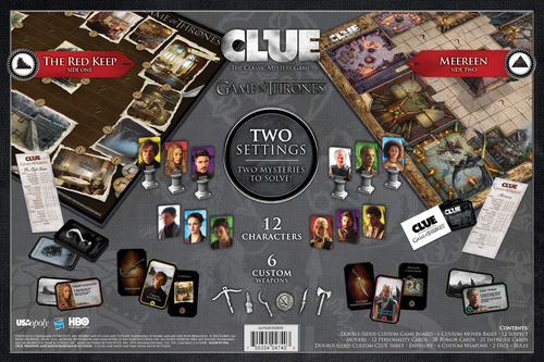 Juego De Mesa Usaopoly Clue, Producto Oficial De Game Of Thr