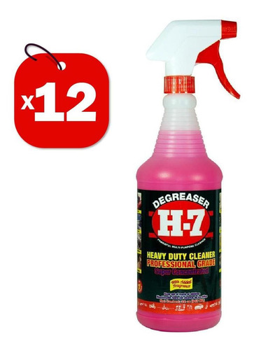 Desengrasante Y Desinfectante H7 32 Oz X12 Und