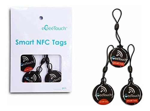 Impermeable Nfc Smart Fobs/etiquetas W/llavero (3 unidades) 