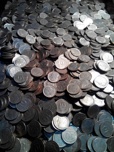 Lote De Medio Kilo [kg] Monedas D 10 Centavos De 1950 A 1956