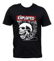 Comprar Remera The Exploited Calavera Punk Algodón Premium