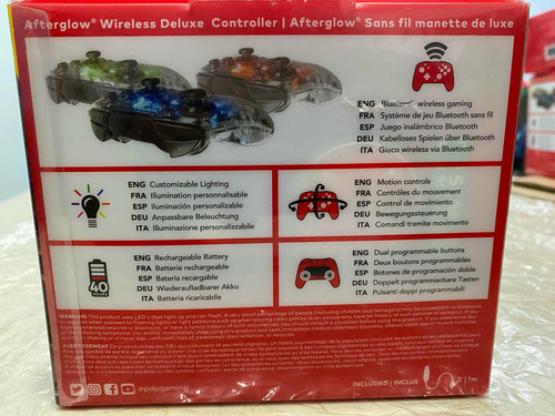 Control Inalámbrico Nintendo Switch Deluxe Afterglow (Usado)