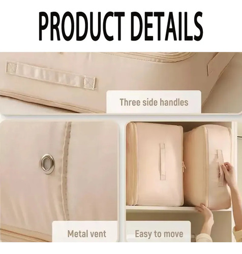 Bolsa De Almacenamiento Para Ropa Y Colchas A Prueba De Hume