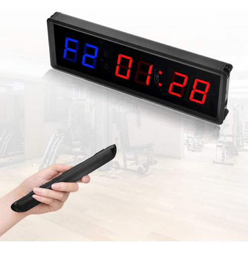 1.5 '' Led Interval Timer Gym Timer Cronómetro Home Fitness
