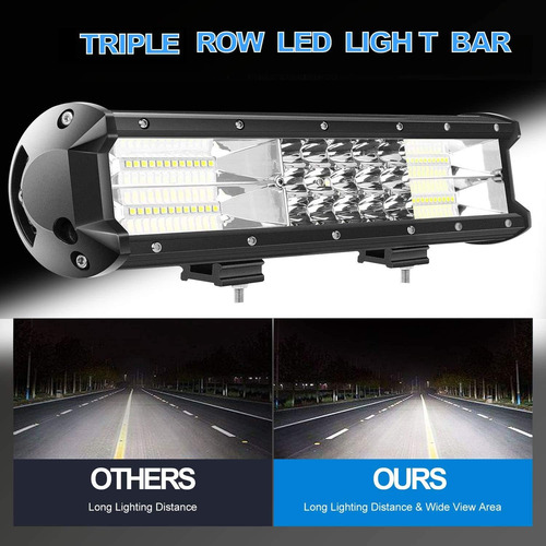 Barra De Luz Led 12 Pulgadas 180w Lm Luches Fog Leaches Led