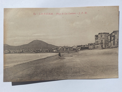 España Las Palmas Postal Playa De Las Canteras J.p.m.