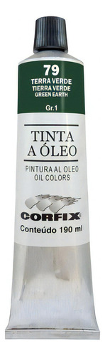 Tinta Oleo Corfix G1 79 Terra Verde 190ml