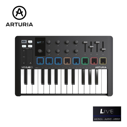 Minilab 3 Black Arturia Controlador Universal + Garantía