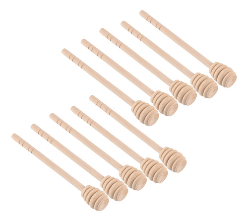 Palitos De Miel De Madera, 10 Unidades