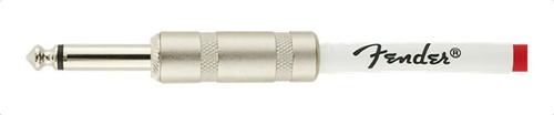 Unidade por pacote Cabo para plugue reto de instrumento/plugue de ângulo reto de 1 plugue 6,35 mm de ângulo reto macho a 1 plugue 6,35 mm macho reto Fender Fiesta Red 9 m