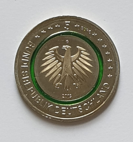 Monedas Mundiales : Alemania Set.5 Mon De 5 Euros 2019 Adfgj