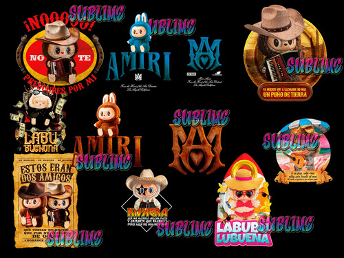 Pack Png Labubu , Dtf , Sublimacion Impresion