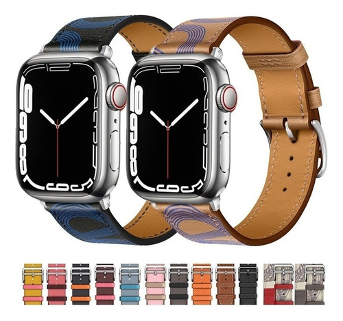 De Correa Para Apple Watch Band Iwatch Series 5, 6 Se 7, 8