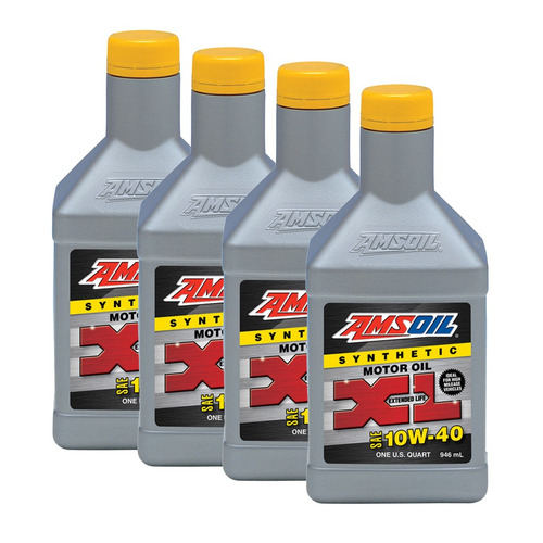 Kit 4pz Aceite Motor Amsoil Sintetico Serie Xl 10w-40 946 Ml