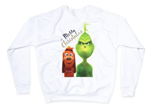 Sudadera Sueter De Grinch Y Max Regalo Navideño Reno Navidad