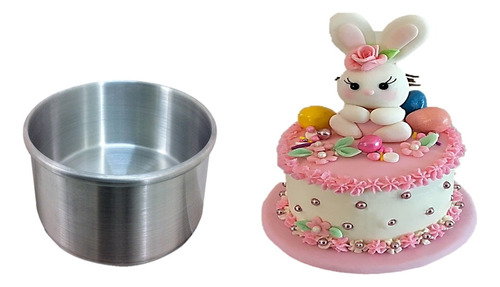 Moldes 10 Cm Pastel Flan Reposteria Recto Redondo Set 10 Pzs