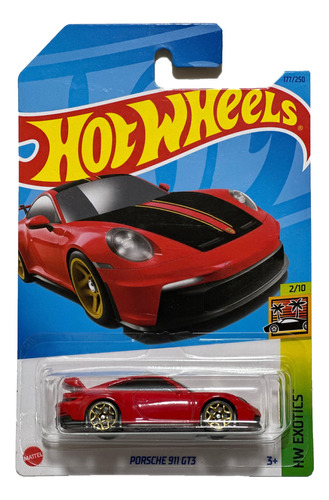 Hot Wheels 2023 Porsche 911 Gt3 177/250 Hw Exotics 2/10