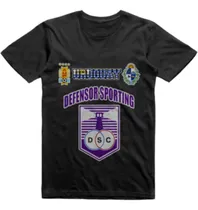 Comprar Remera Algodon Negra Uruguay Defensor Sporting