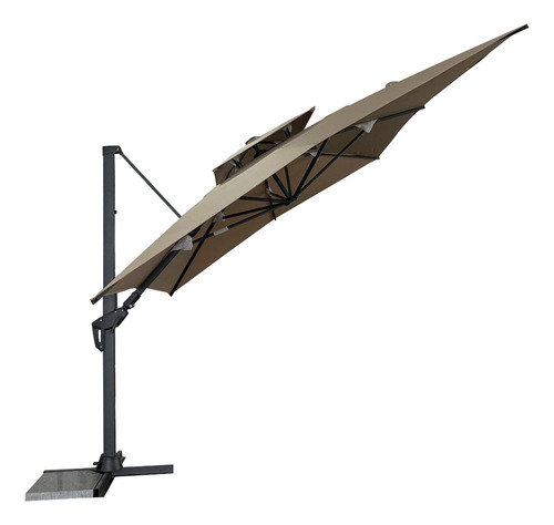 Sombrillón Gran Roma Lateral Colgante 4x3 Con Giro 360° G P