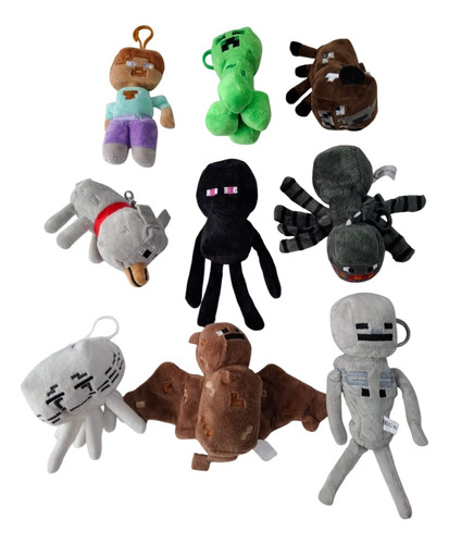 Peluche Minecraft Llavero Creeper