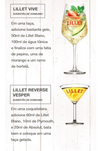 Imagem 6 de 7 de Aperitivo Francês Blanc 750ml Lillet
