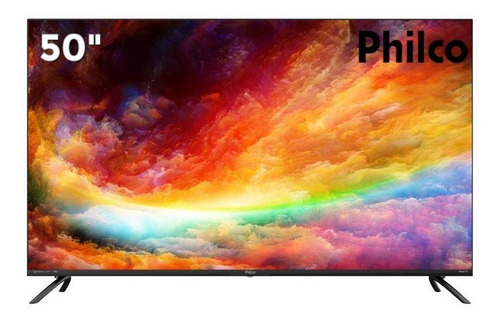 Imagem 1 de 5 de Smart Tv 50 Philco 4k Uhd Led Ptv50rcg70bl Hdr 4 Hdmi 2 Usb