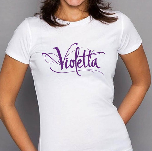 Remera Violetta Calidad Premium 100% Algodón
