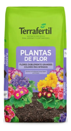 Terrafertil Plantas De Flor (exterior) 50l Paisajismo