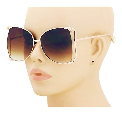 Gafas De Sol De Diseñador De Gran Tamaño Moda Mujer Perla Re 