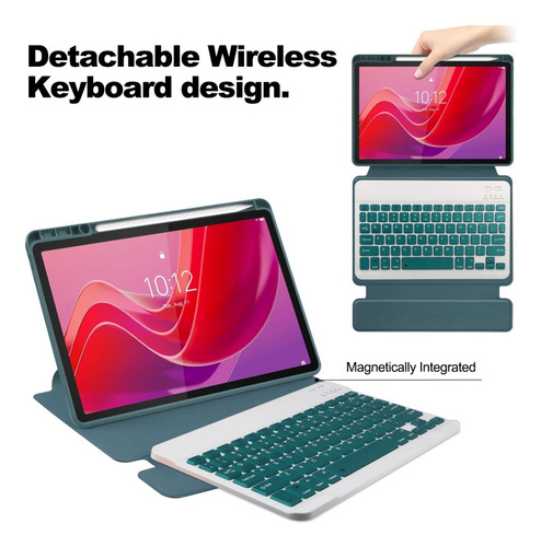 Capa De Couro Com Teclado Para Lenovo Tab M11/xiaoxin Pad 11