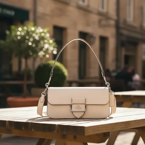 Coach Morgan Shoulder Bag Linda Bolsa De Couro Original