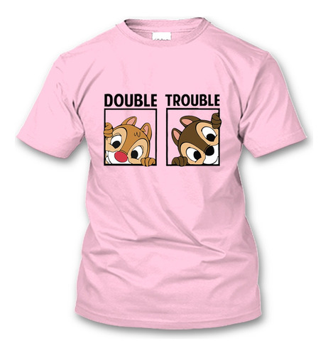 Playera San Valentin Double Trouble Parejas Novios Amor 