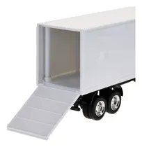 Comprar Trailer Kenworth W900 Caja Seca New Ray 1:43 Blanco Nuevo