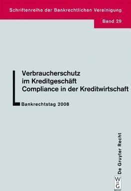 Verbraucherschutz Im Kreditgeschaft - Compliance In Der K...