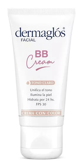 Dermaglos Bb Cream Facial Con Color Tono Claro Fps30 50 G