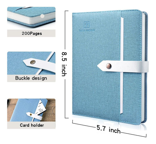 Notebooks Ejecutivos De Tapa Dura Alineada 200 Páginas 57 X