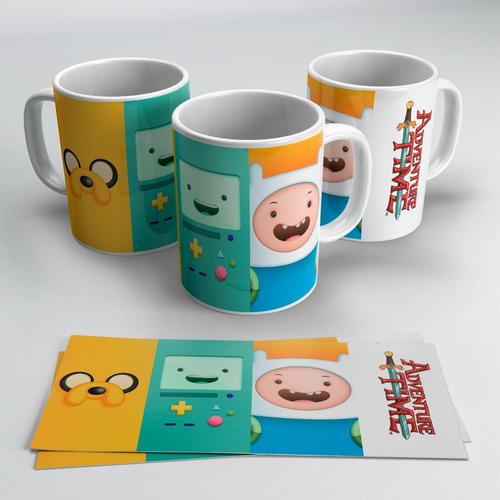 Taza Plástico Infantil Hora De Aventura Ideal Para Regalar