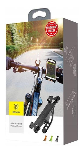 Soporte De Celular Para Bicicleta Y Motos Baseus Sumir-by01