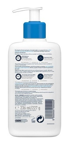 Imagen 2 de 10 de Loción Cerave Hidratante Piel Seca 277ml