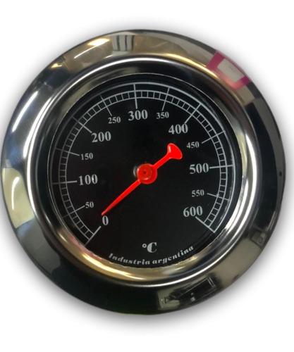 Imagen 1 de 2 de Pirometro Termometro Reloj Temperatura Horno Pizzero/barro