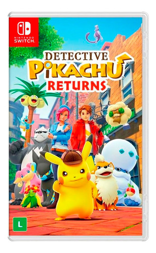 Jogo Detective Pikachu Returns Switch Mídia Física Nacional