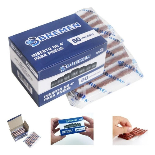 Refil Inserto Macarrão 6mm Carro Bremen Cx 60 Unidades