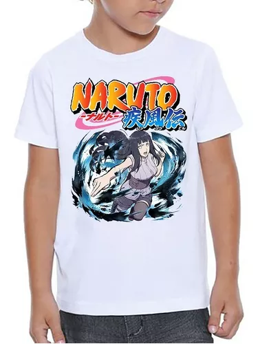 Camiseta Infantil Hinata Hyuga Personalizada