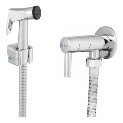 Ducha Higiênica Lavatório Metal C/ Adaptador Y Cromada Nitro Metais