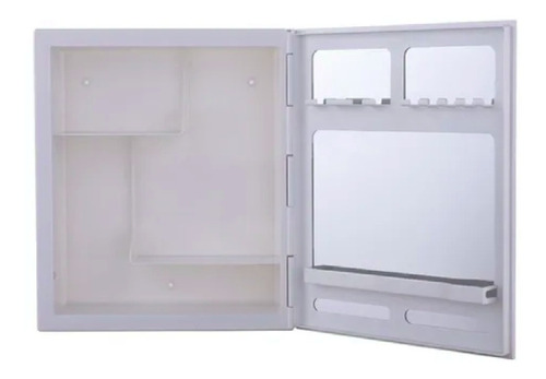 Astra armário versátil de embutir/sobrepor branco 35x30