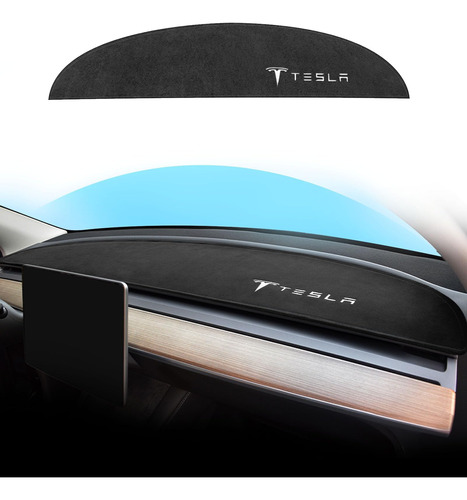 Fuzqq Funda Para Tablero Instrumento Tesla Model 3 Franela