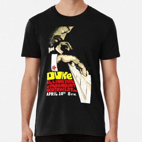 Remera Duke Vintage Concert Ellington Algodon Premium