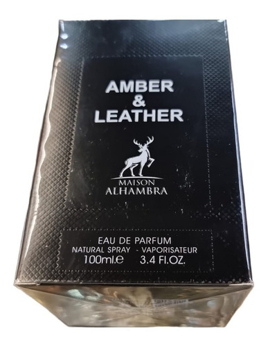 Amber & Leather By Maison Alhambra Eau De Parfum 100ml Spray