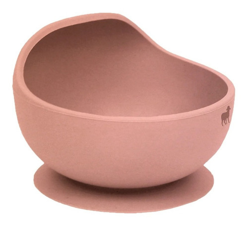 Nap - Bowl(tazon) De Silicón Adherible Con Succión Para Bebé Color Palo rosa