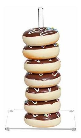 Soporte De Acrílico Para Donas, 6 Piezas, Extraíble, ...